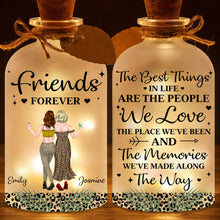 Load image into Gallery viewer, Personalized Bottle Light Custom Besties Art Gift for Friends
