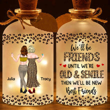 Load image into Gallery viewer, Personalized Leopard Print Short Bottle Light Custom Art Gift for Best Friend
