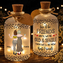 Load image into Gallery viewer, Personalized Leopard Print Short Bottle Light Custom Art Gift for Best Friend
