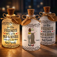 Load image into Gallery viewer, Personalized Leopard Print Short Bottle Light Custom Art Gift for Best Friend
