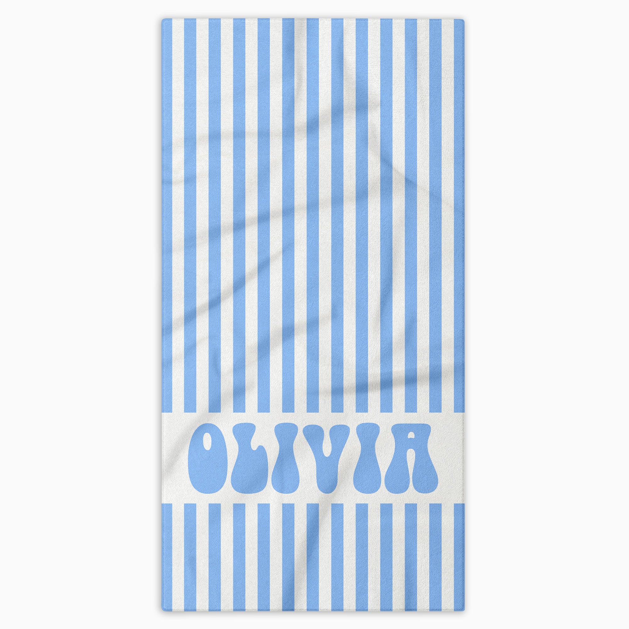 Personalized Microfiber Beach Towel Custom Name Gift for Her