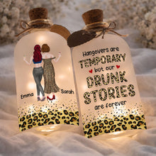 Load image into Gallery viewer, Personalized Frosted Glass Bottle Light Best Friend Gift
