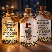 Load image into Gallery viewer, Personalized Frosted Glass Bottle Light Best Friend Gift
