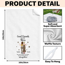 Load image into Gallery viewer, Personalized Kitchen Towel for Best Friends with Custom Design
