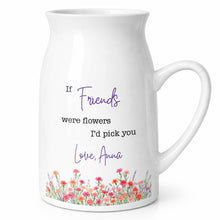 Load image into Gallery viewer, Personalized Ceramic Flower Vase Best Friend Gift Idea
