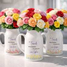 Load image into Gallery viewer, Personalized Ceramic Flower Vase Best Friend Gift Idea
