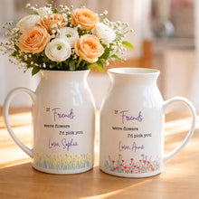 Load image into Gallery viewer, Personalized Ceramic Flower Vase Best Friend Gift Idea
