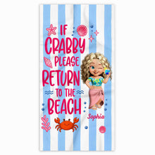 Load image into Gallery viewer, Personalized Beach Towel Custom Name for Best Friend Gift
