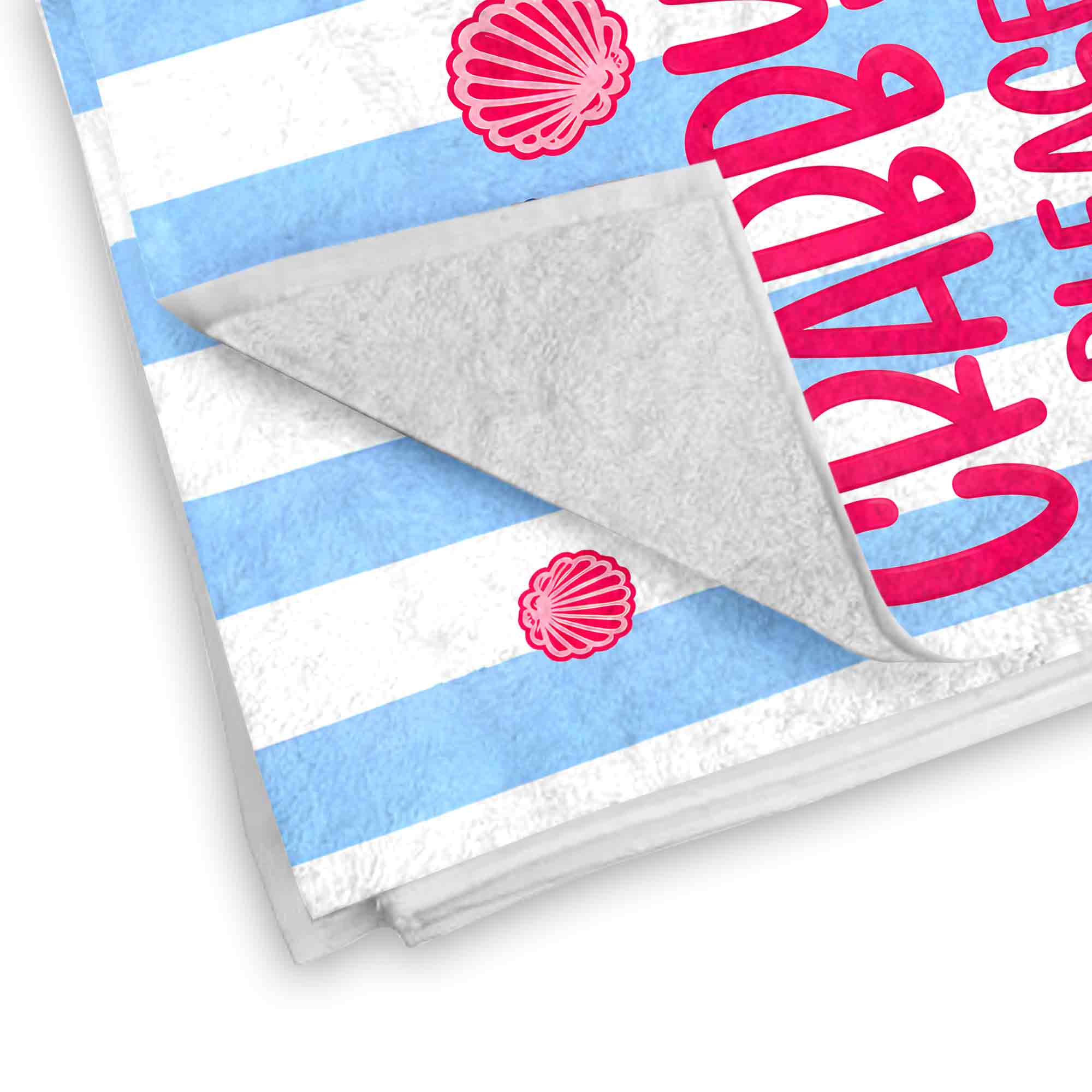 Personalized Beach Towel Custom Name for Best Friend Gift
