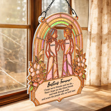 Load image into Gallery viewer, Personalized Suncatcher Custom Name Gift for Best Friends
