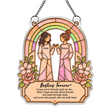 Load image into Gallery viewer, Personalized Suncatcher Custom Name Gift for Best Friends
