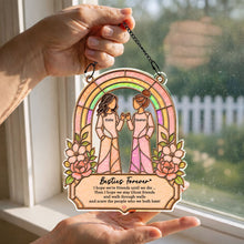 Load image into Gallery viewer, Personalized Suncatcher Custom Name Gift for Best Friends
