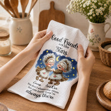 Load image into Gallery viewer, Personalized Kitchen Towel Best Friend Gift with Leopard Print
