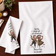 Load image into Gallery viewer, Personalized Kitchen Towel Best Friend Gift for BFF Custom Print
