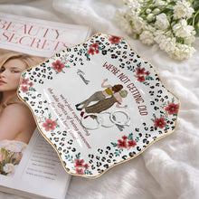 Load image into Gallery viewer, Personalized Ceramic Jewelry Dish Custom Name Gift for Besties
