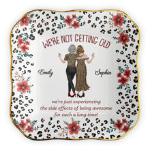 Load image into Gallery viewer, Personalized Ceramic Jewelry Dish Custom Name Gift for Besties
