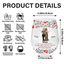 Load image into Gallery viewer, Personalized Stemless Wine Glass Custom BFF Gift Unique Design
