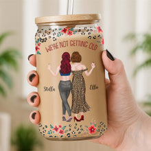 Load image into Gallery viewer, Personalized Clear Glass Can Custom Name Gift for Besties
