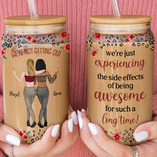 Load image into Gallery viewer, Personalized Clear Glass Can Custom Name Gift for Besties
