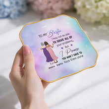 Load image into Gallery viewer, Personalized Lace Jewelry Dish Custom Name Gift for Bestie
