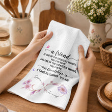 Load image into Gallery viewer, Personalized Kitchen Towel Custom Name Gift for Best Friend
