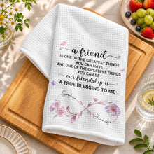 Load image into Gallery viewer, Personalized Kitchen Towel Custom Name Gift for Best Friend
