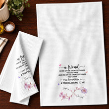 Load image into Gallery viewer, Personalized Kitchen Towel Custom Name Gift for Best Friend
