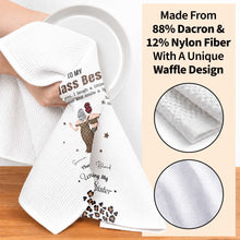 Load image into Gallery viewer, Personalized Leopard Print Kitchen Towel Custom Gift for Best Friend
