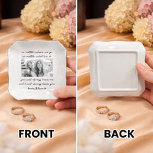 Load image into Gallery viewer, Personalized Lace Square Jewelry Dish Custom Name Gift for Best Friends
