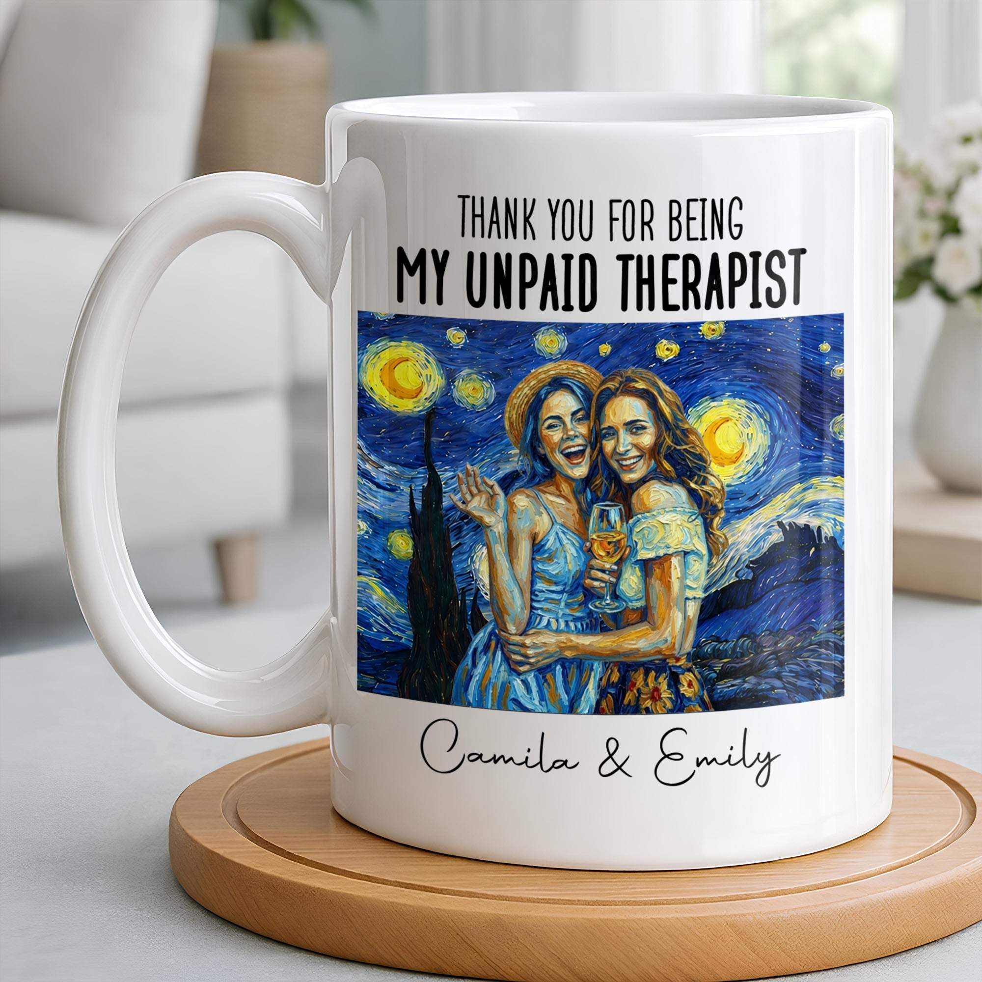 Personalized Photo Upload Coffee Mug for Best Friend Gift