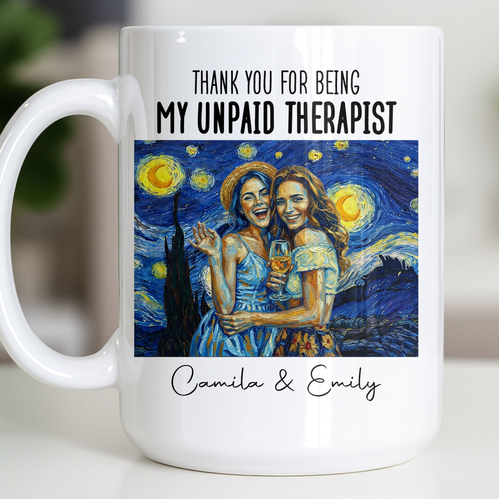 Personalized Photo Upload Coffee Mug for Best Friend Gift