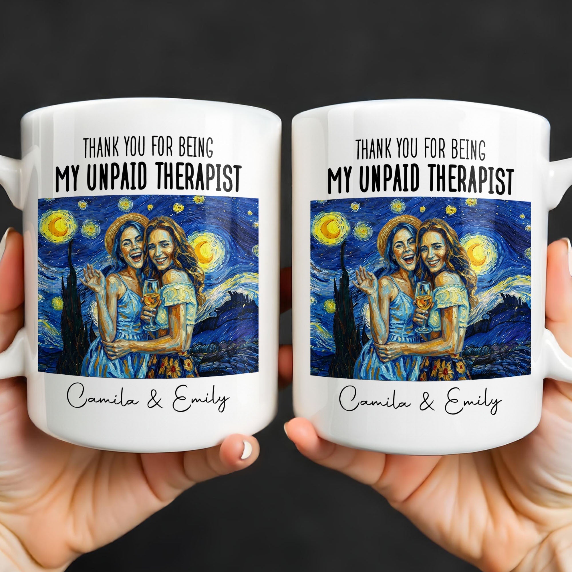 Personalized Photo Upload Coffee Mug for Best Friend Gift