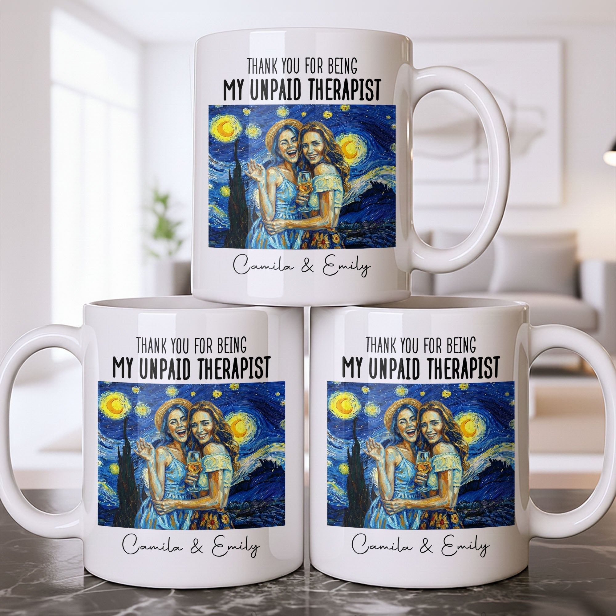 Personalized Photo Upload Coffee Mug for Best Friend Gift