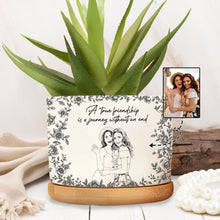 Load image into Gallery viewer, Personalized Ceramic Plant Pot Custom Name Gift for Best Friend
