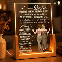 Load image into Gallery viewer, Personalized Acrylic Night Light Custom Bestie Gift for Friends
