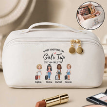 Load image into Gallery viewer, Personalized Faux Leather Makeup Bag Custom Name Gift for Besties
