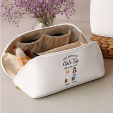 Load image into Gallery viewer, Personalized Faux Leather Makeup Bag Custom Name Gift for Besties
