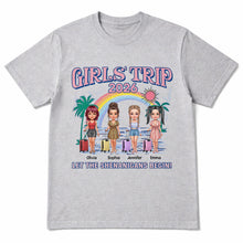Load image into Gallery viewer, Personalized Girls Trip T-shirt Unisex Custom Design Gift
