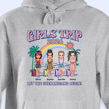 Load image into Gallery viewer, Personalized Girls Trip T-shirt Unisex Custom Design Gift
