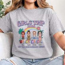 Load image into Gallery viewer, Personalized Girls Trip T-shirt Unisex Custom Design Gift
