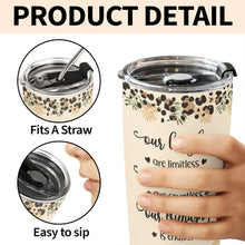 Load image into Gallery viewer, Personalized Leopard Print 20oz Tumbler Custom Gift for Best Friends
