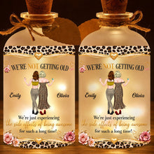 Load image into Gallery viewer, Personalized Frosted Glass Short Bottle Light Gift for Besties
