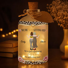 Load image into Gallery viewer, Personalized Frosted Glass Short Bottle Light Gift for Besties
