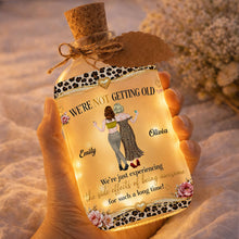 Load image into Gallery viewer, Personalized Frosted Glass Short Bottle Light Gift for Besties
