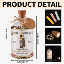 Load image into Gallery viewer, Personalized Frosted Glass Short Bottle Light Gift for Besties
