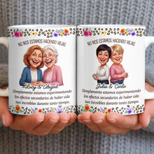 Load image into Gallery viewer, Personalized Best Friends Coffee Mug Custom Flower Design Gift
