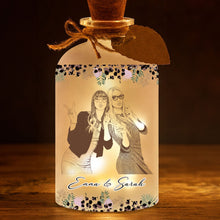 Load image into Gallery viewer, Personalized Short Bottle Light Custom Photo Gift for Best Friends
