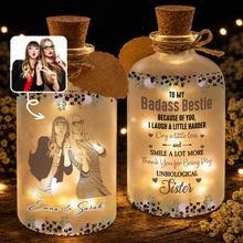 Load image into Gallery viewer, Personalized Short Bottle Light Custom Photo Gift for Best Friends

