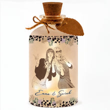 Load image into Gallery viewer, Personalized Short Bottle Light Custom Photo Gift for Best Friends
