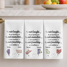 Load image into Gallery viewer, Personalized Kitchen Towel Custom State Art Flower Gift for Best Friends
